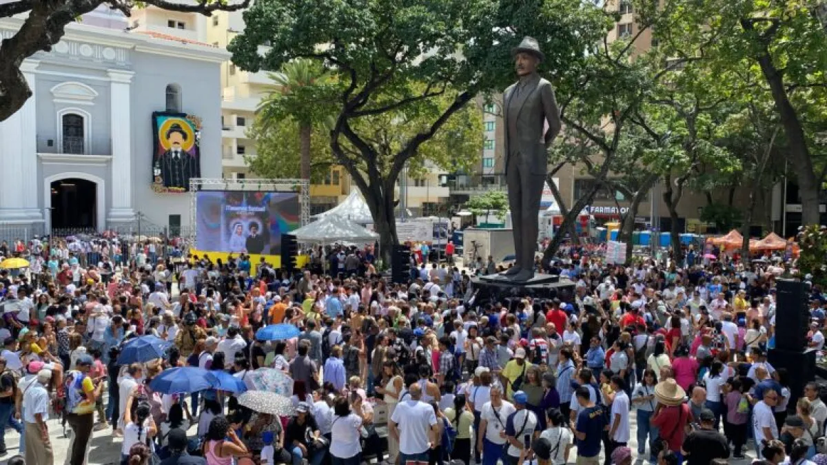 Venezuela celebra con fervor la canonización de sus dos primeros santos