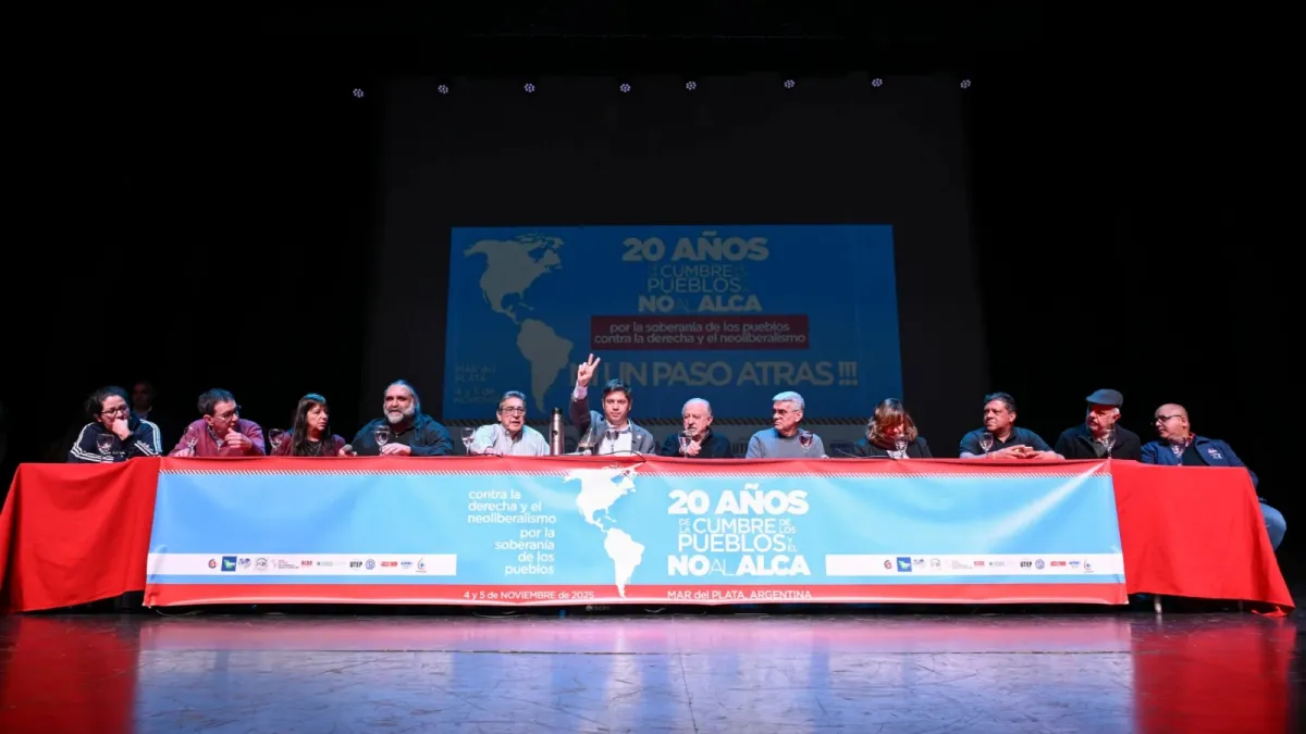 A 20 años del “No al ALCA”, el encuentro en Mar del Plata ratifica la lucha antiimperialista y la unidad latinoamericana