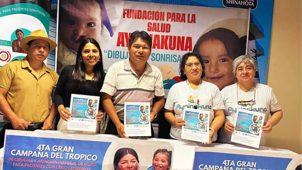 Fundación Ayninakuna y Hospital San Martín de Porres lanzan  Campaña gratuita de cirugías para labio leporino y paladar hendido