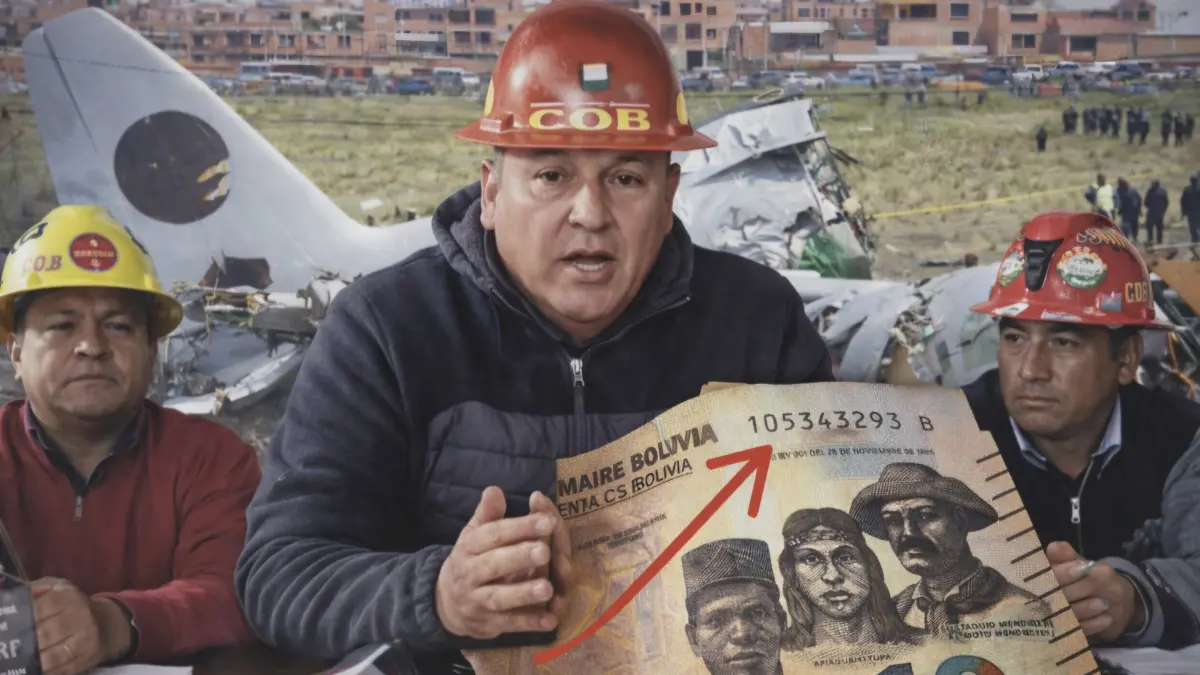 COB acusa al Gobierno de generar más dudas e incertidumbre tras accidente aéreo en El Alto