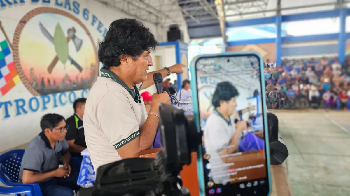 “Genocidio político”: Morales acusa al TSE de favoritismo al MIR-NM