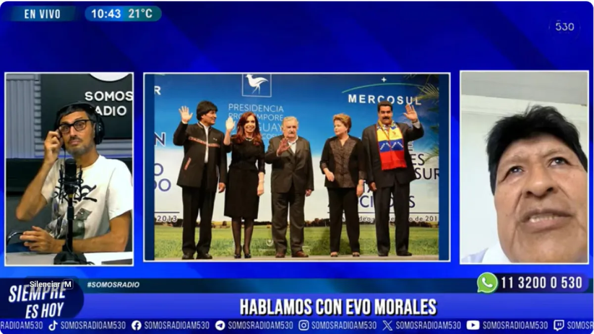 Evo Morales afirma que su salud se recupera tras la chikunguña y denuncia “genocidio político” en Bolivia