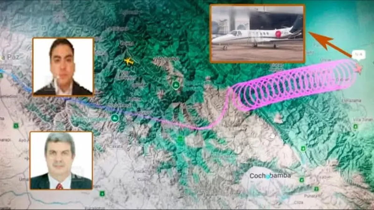 Encuentran sin vida a los pilotos de la aeronave accidentada en Cochabamba