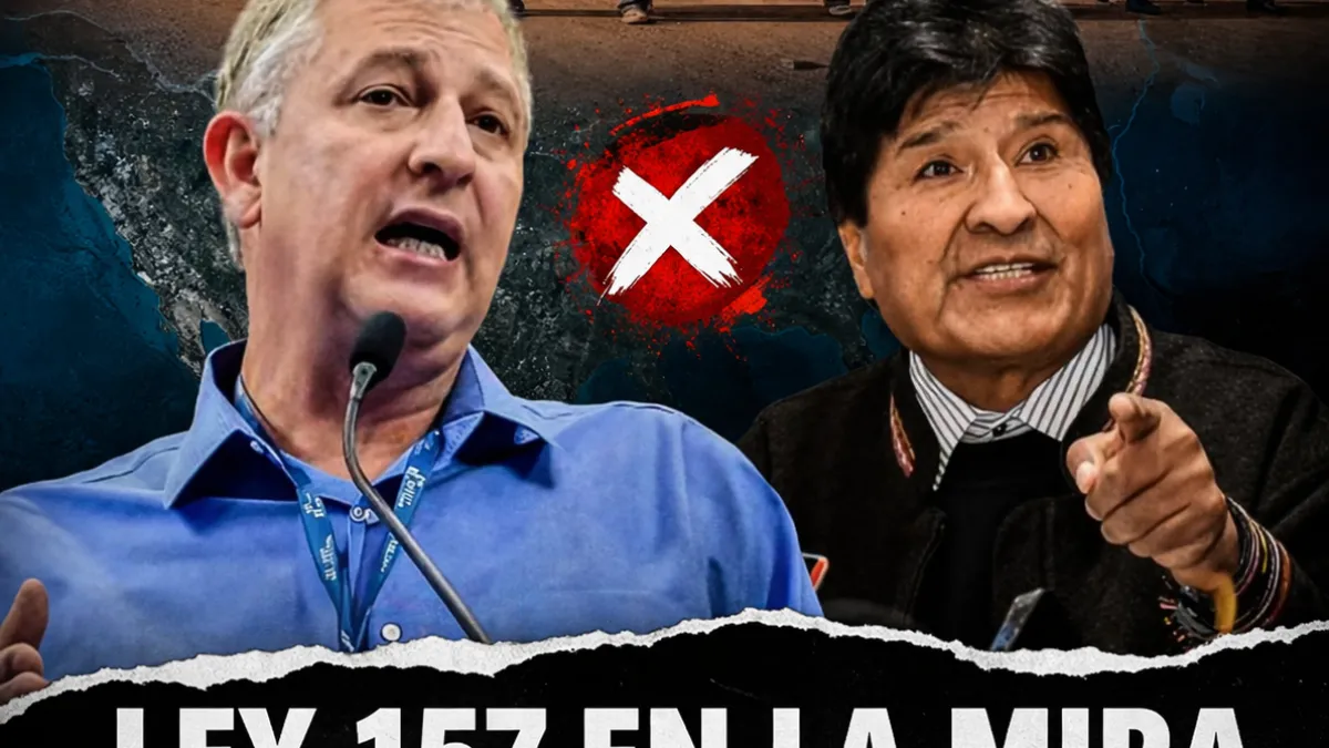 Evo critica la Ley 157 y la denomina “Ley Marinkovic”; cuestiona entrega de tierras