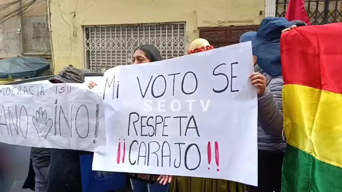 Interculturales acusan manipulación electoral de Rodrigo Paz ante amparo constitucional